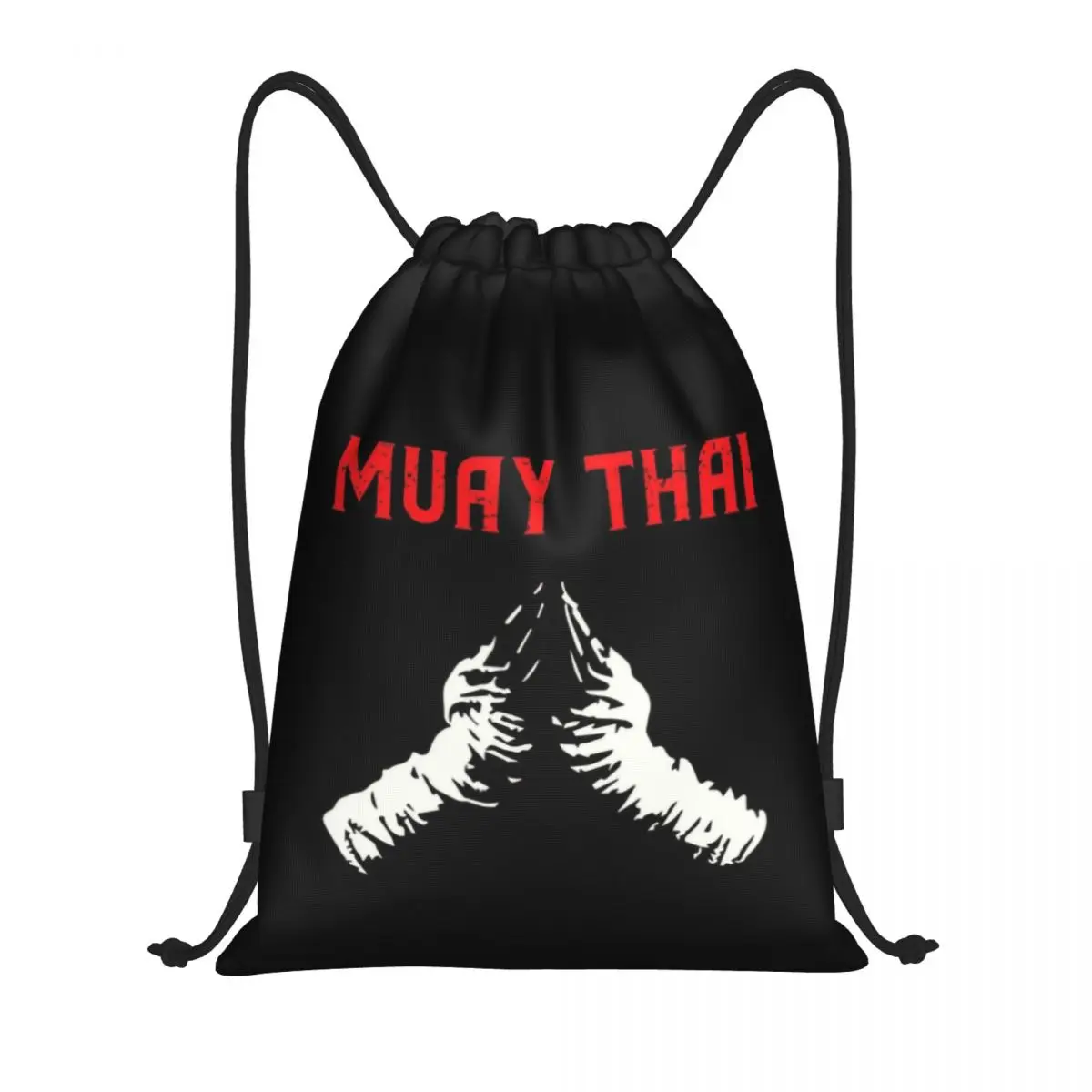 La migliore borsa con coulisse Muay Thai Fighter per l'allenamento zaini da Yoga Combat Sports Boxing Gym Workout Fitness Sports Gym Sackpack