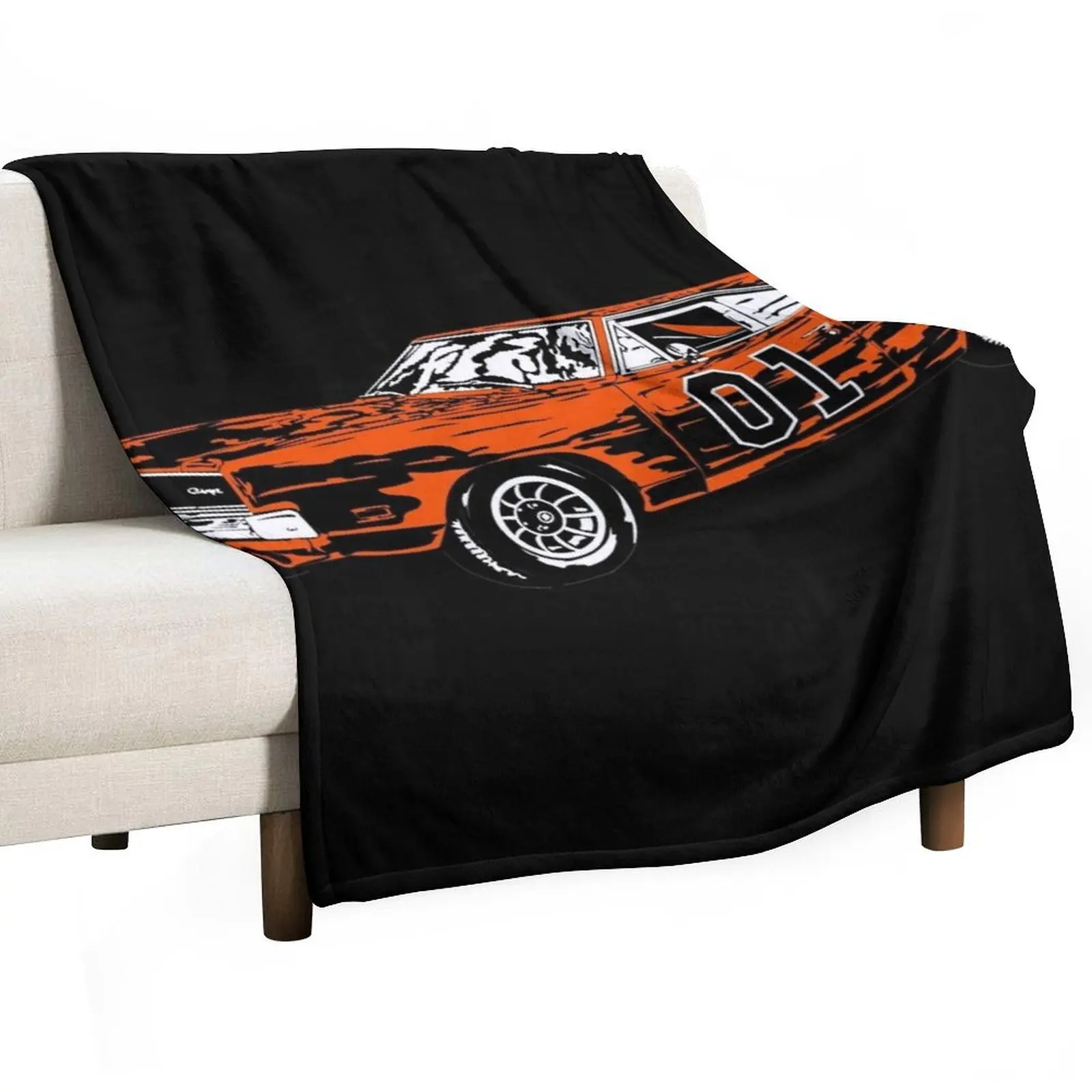

The Dukes Of Hazzard General Lee Throw Blanket Bed covers Blankets For Sofas Plush Nap Blankets