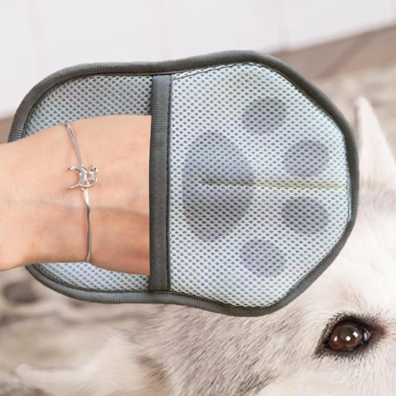 Pet Hair Removal Glove Fabric Lint Cleaning Tool Electrostatic Adsorption Cat Hair Cleaning Glove For Dog Bunny Clothing Carpet