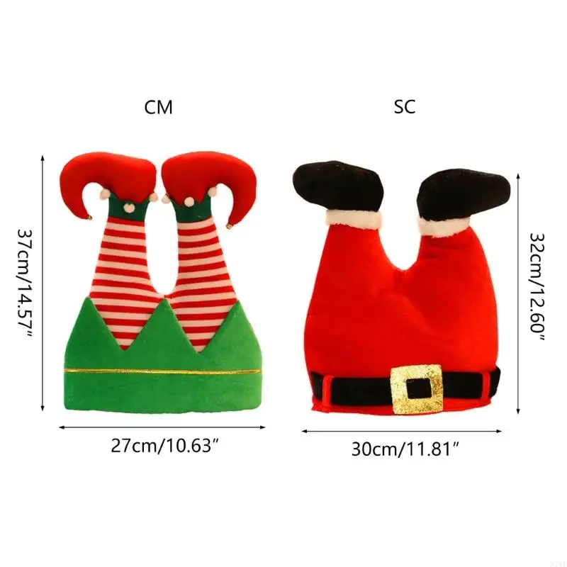 N7YF قبعة عيد الميلاد الطويلة سانتا كلوز قبعة عيد الميلاد هدايا الزفاف قبعات زخرفة الديكورات
