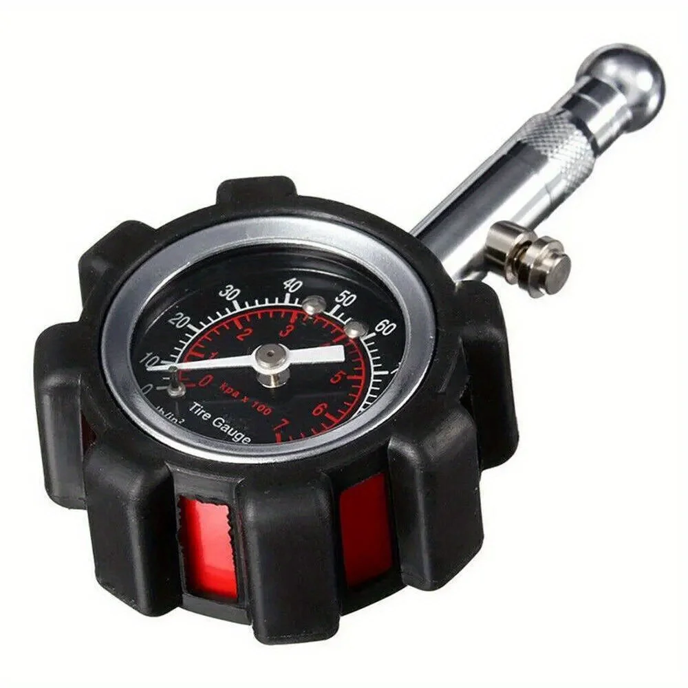 

1Pc Mini Dial Tire Pressure Gauge, 100 PSI High Precision Air Pressure Tester, Car Repair Tool