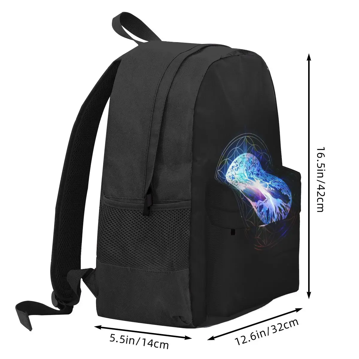 Tree Of Life Mandala Backpack Student BookBag Kids School Bag Laptop Shoulder Bags for Men Women