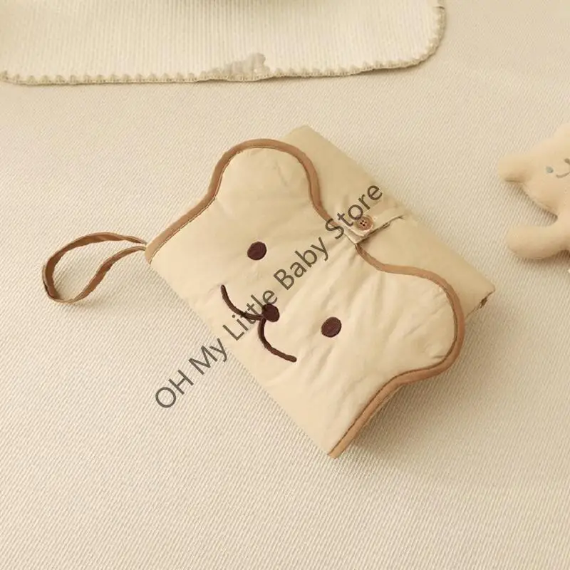 Cambiador pañales plegable M76C, colchón lactancia, almohadilla transpirable para cama cuna para niños