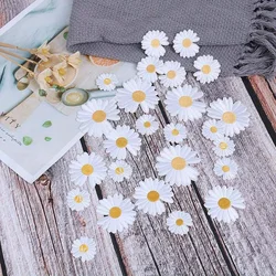 5pcs DIY Small Sun Flower Daisy Embroidery Patches for Clothing Iron on Clothes Sticker Stripe Iron-on Applique Hole Repair