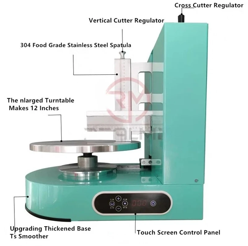 Bakery Use 110V-240V Automatic Commercial Cake Plastering Cream Coating Filling Frosting Making Spreading Machine
