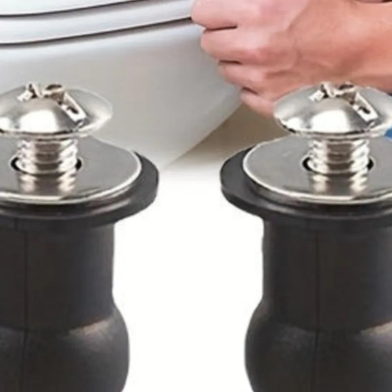 2/4pcs Expansion Screw Toilet Seat Top Fix Seat Hinge Hole Fixings Well Nut Screw Rubber Back To Wall Toilet Cover Accessories