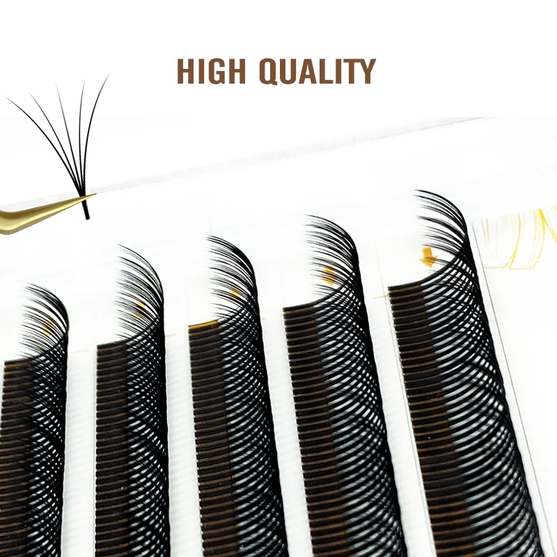 Russia Volume 5D Spikes Fairy Flora Lashes Cluster Eyelash Extension Grafting Individual Easy Fan Eyelash Extensions Wholesale