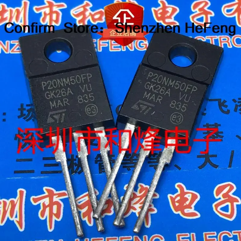 5PCS-10PCS STP20NM50FP P20NM50FPTO-220F 500V 20A Original On Stock Quicky Shipping