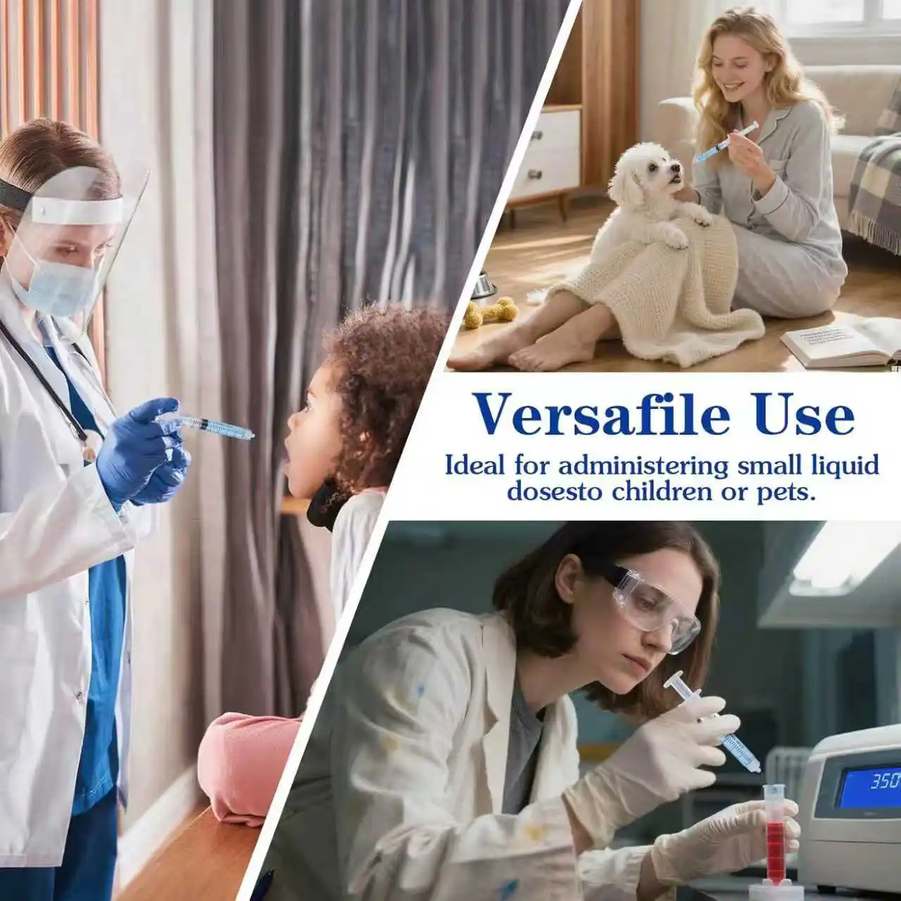Suitable for Industrial Use, Research Laboratories, Home Use, Craft Hobbies, Liquid Oils, Glue, Refillable Veterinary and Industrial Syringes