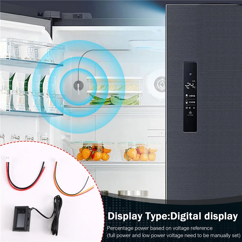 DC 100V 10A Voltmeter Ammeter KWS Power Energy Meter LED Digital DC Wattmeter 9-In-1 Multi-Function Measuring Instrumenta52q