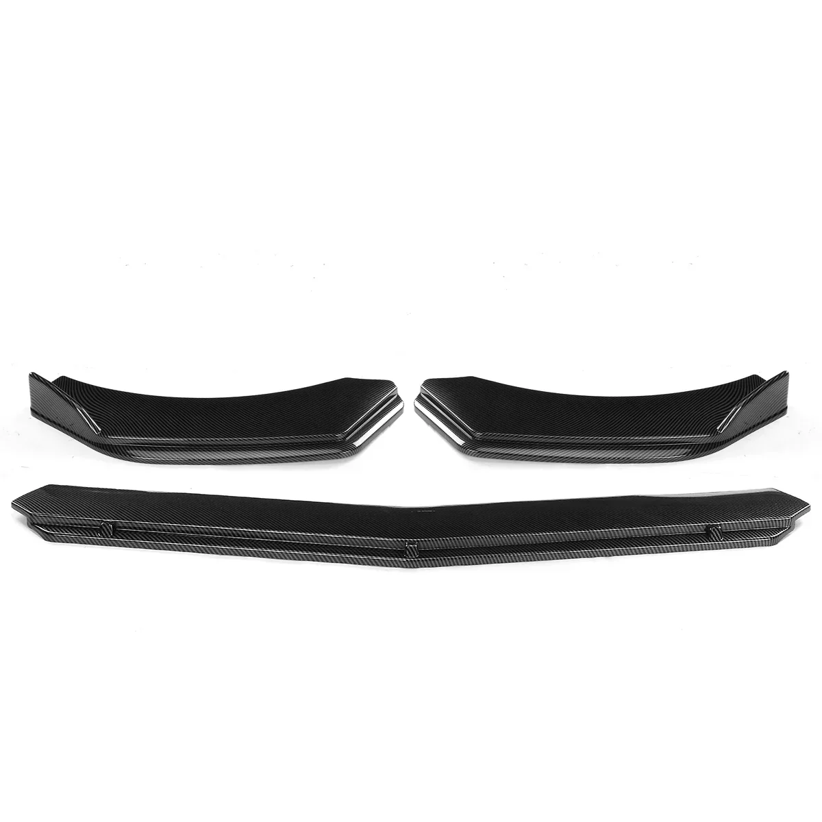 3x Adjustable Universal Car Front Bumper Lip Spoiler Diffuser For Benz W211 W212 W117 W176 W205 W204 W203 For Jetta MK5 Body Kit view 3