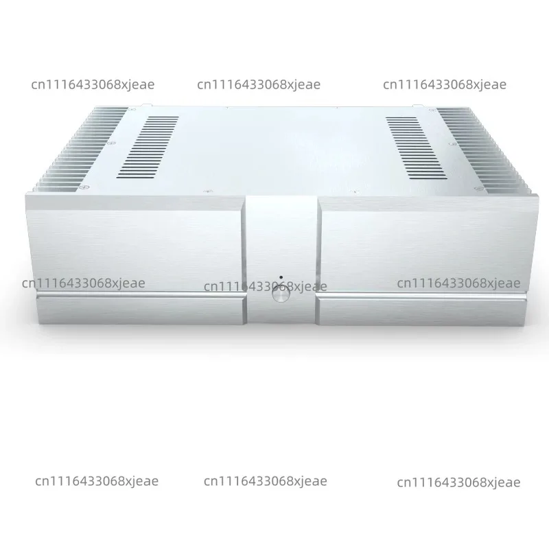 Silver Full Aluminum Amplifier Chassis Height Case Power Amp Enclosure Box for Audio
