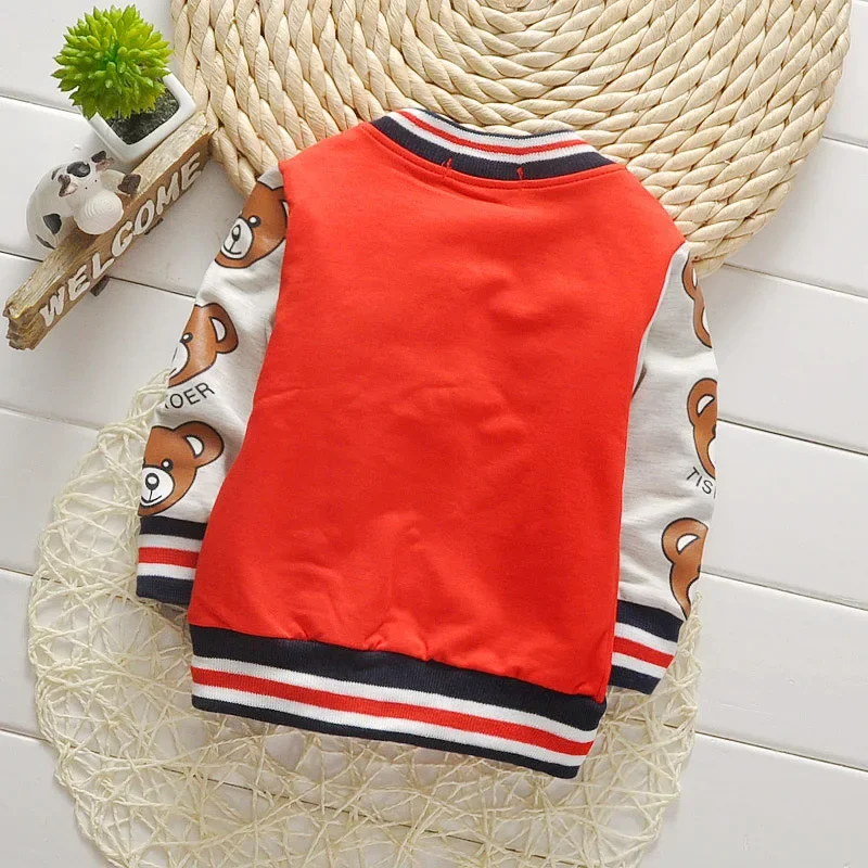 New Spring Autumn Baby Clothes Children Girls Boys Cartoon Jacket Toddler Fashion Sports Costume Infant Outfits Kids Sportswear