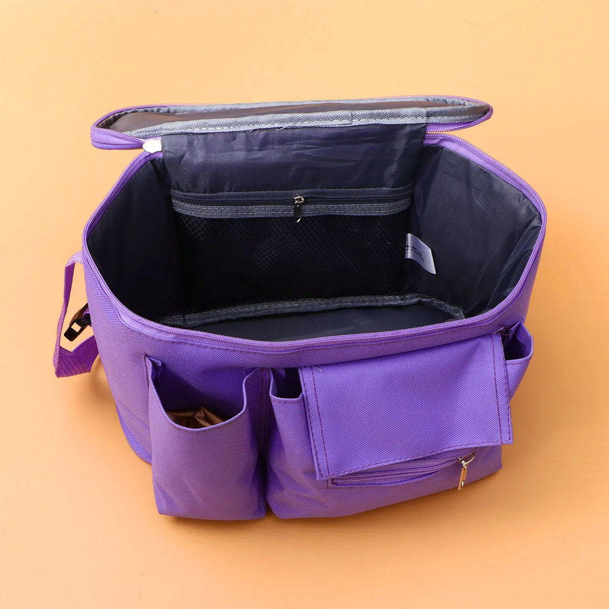 1Pcs Stroller Organizer Bag Baby Cart Storage Hanging Pouch Compact Design for Mobile Phone Milk Bottle Paper Towels on-The-Go