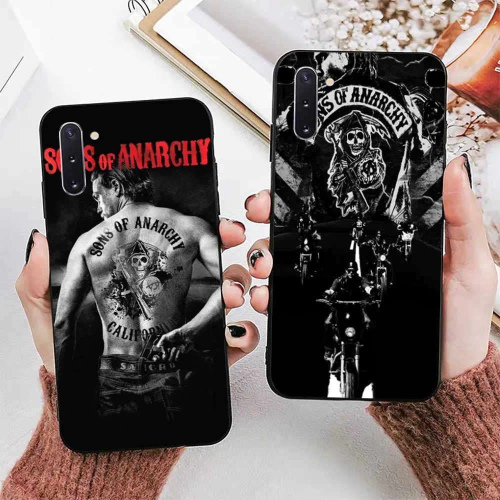 S-Sons of A-Anarchy TV Phone Case For Samsung Note 8 9 10 20 pro plus lite M 10 11 20 30 21 31 51 A 21 22 42 02 03