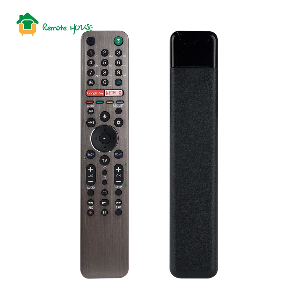 RMF-TX611E Voice TV Remote Voice TV Remote Backlight Replacement for Sony 4K HDTV KD-55XH9505 KD-75XH9505 RMF-TX621E Aluminium