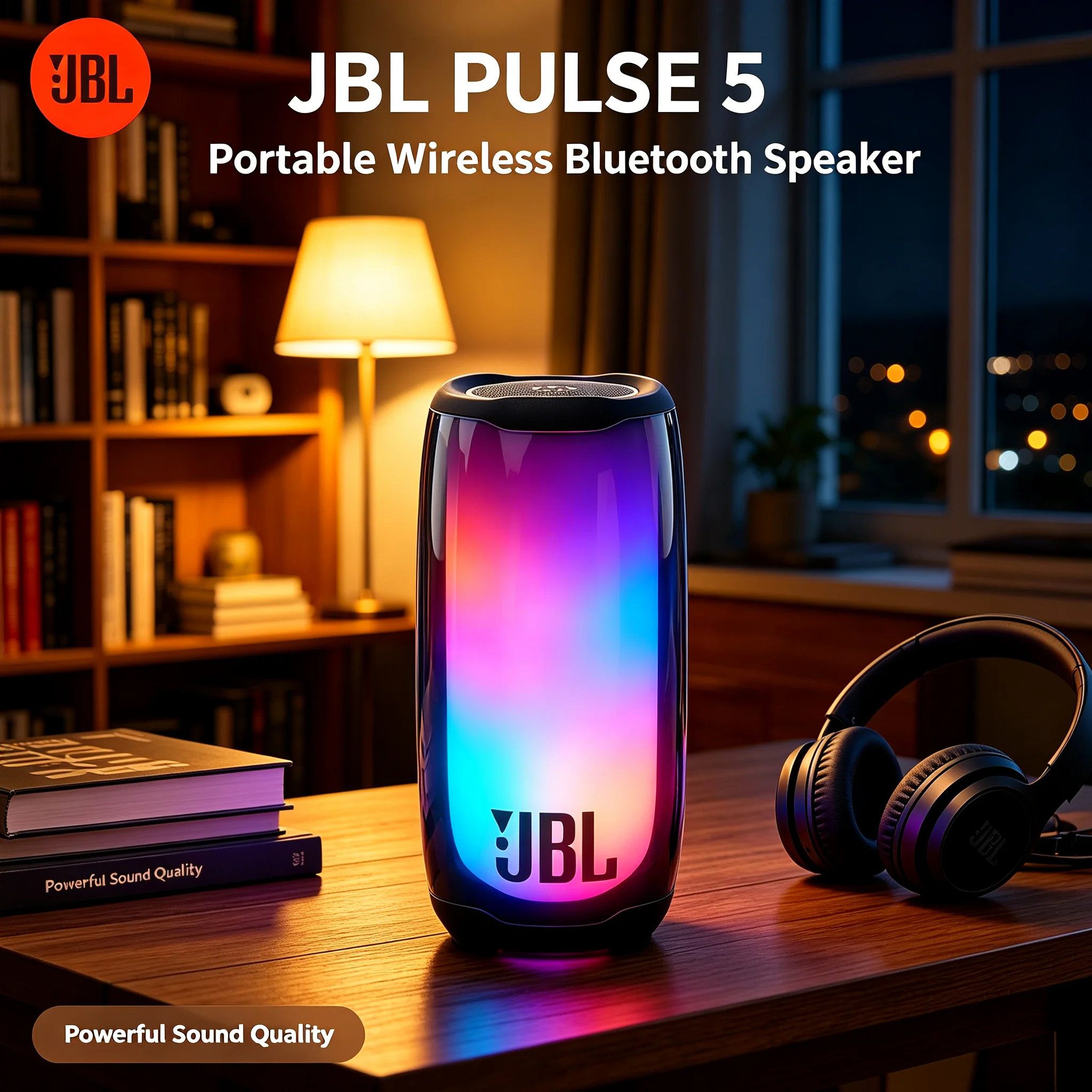 Jbl Speaker Charge 5 - JBL PULSE 5 Robust Portable Speaker