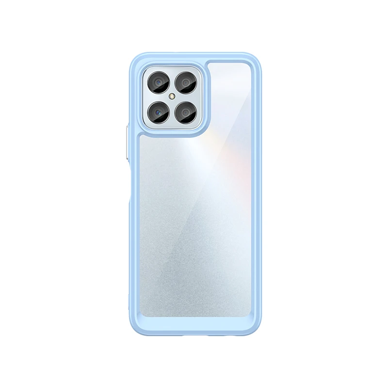 Coque de téléphone transparente pour Honor, coque arrière de protection colorée, housse pour Honor 70 Lite 5G