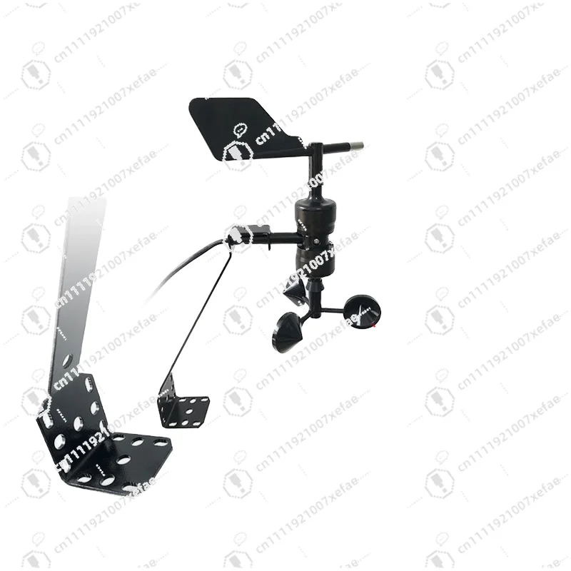Integrated 360-degree S-type wind speed measuring device Modbus wind speed and direction indicator sensor, anemometer