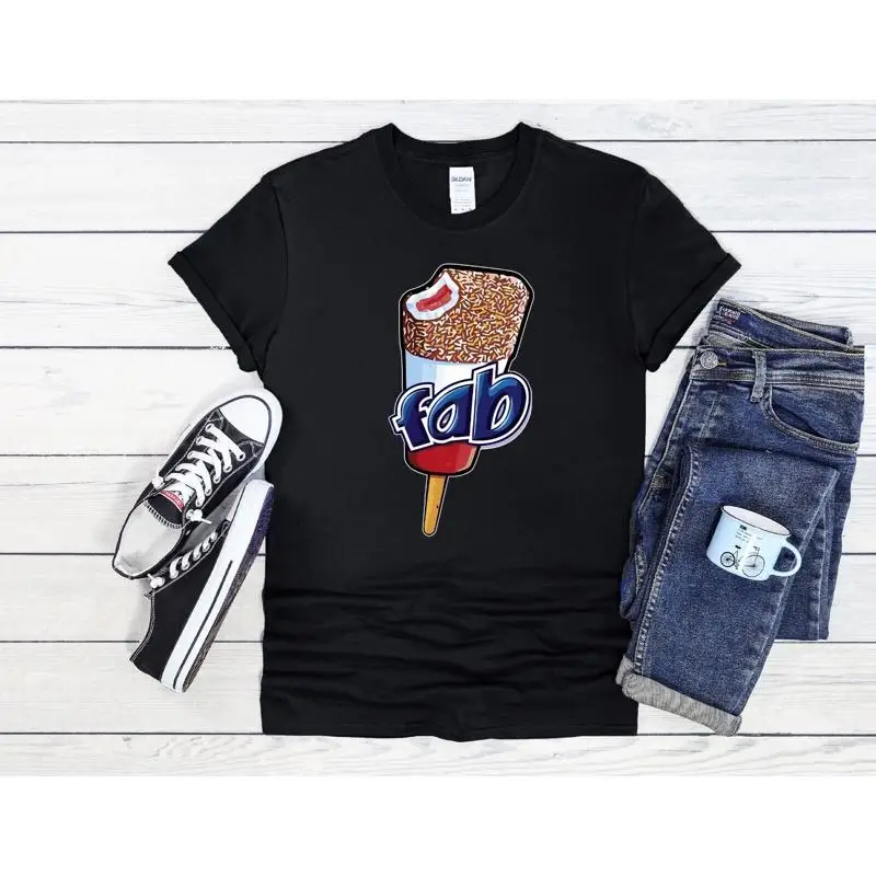 Fab Ice Cream Lolly Wood Cool Fun Men Women Unisex T Shirt Hoodie Baseball 2799