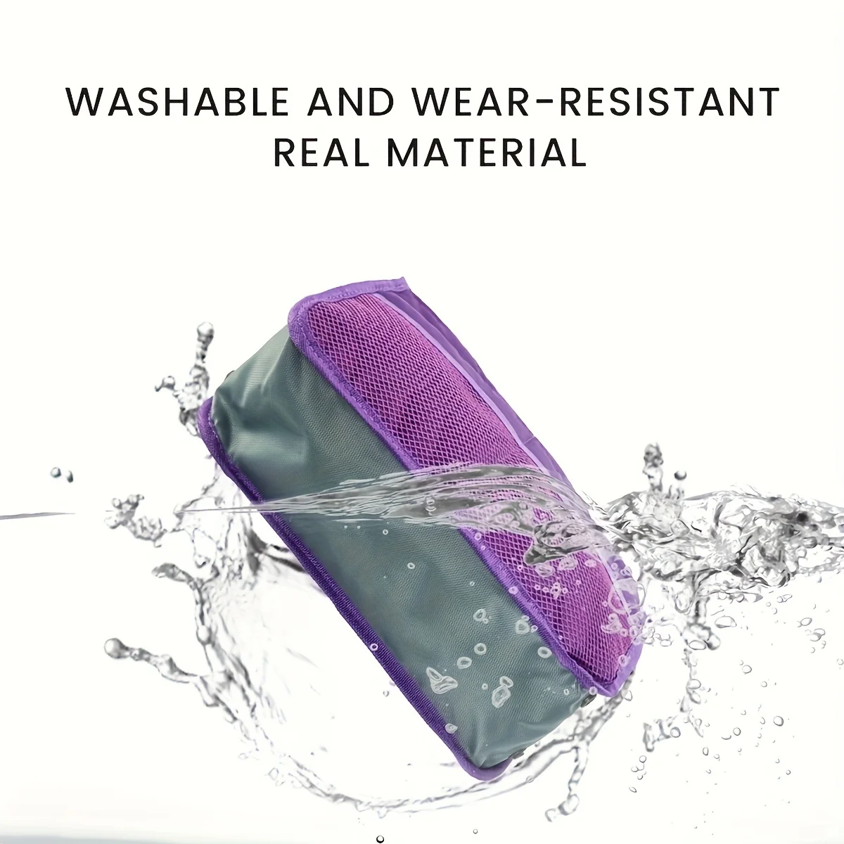 Multifunctional Bi-fold Storage Bag Double Zipper Large Capacity Storage Arrangement Makeup Toiletries Large Classification Bag image 5