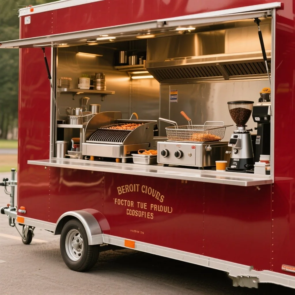 

Food Trailer Cart Caravan Truck Hamburger Shape Mobile Business Factory Customized Car Restaurant With camper car accessories