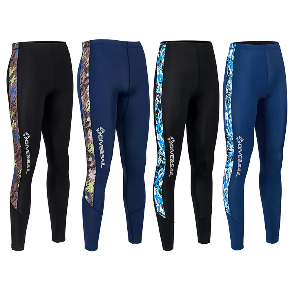 Lycra Rash Guard Surf Diving Pants High Elasticity Long Swimsuit Sunscreen Tight Fit Quick-Dry Rashguards for Men And Women