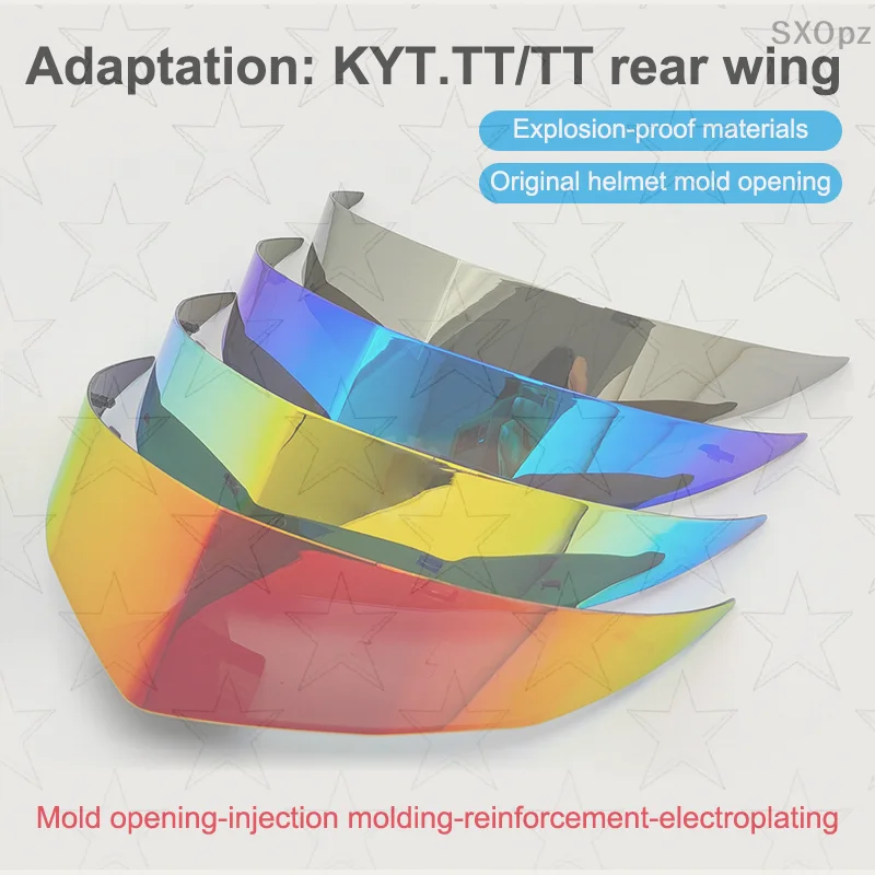 

Универсальный щиток для мотоциклетного шлема с защитой от царапин, линза с защитой от ультрафиолета для замены KYT TT-Course.