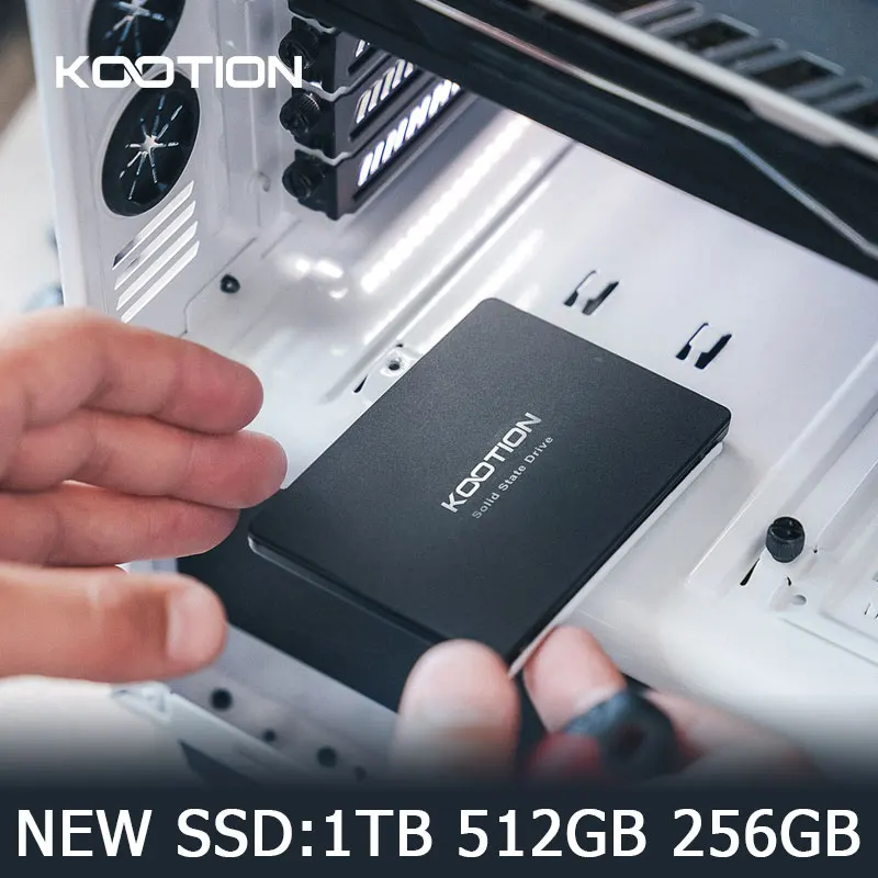 KOOTION Sata SSD 1TB 512GB 256GB 128GB SATA3 Internal Solid State Drive 2.5 Inch HDD Hard Disk for Laptop Desktop PC Server