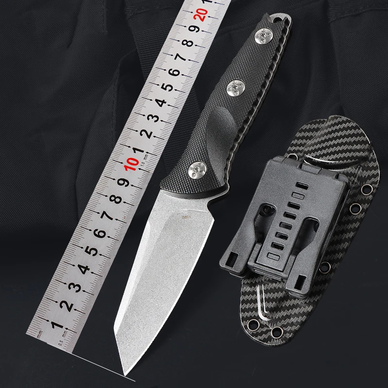 

Black K-sheath outdoor cutting tool, survival knife, integrated knife, adventure pocket, hunting tactics, self-defense knife, un