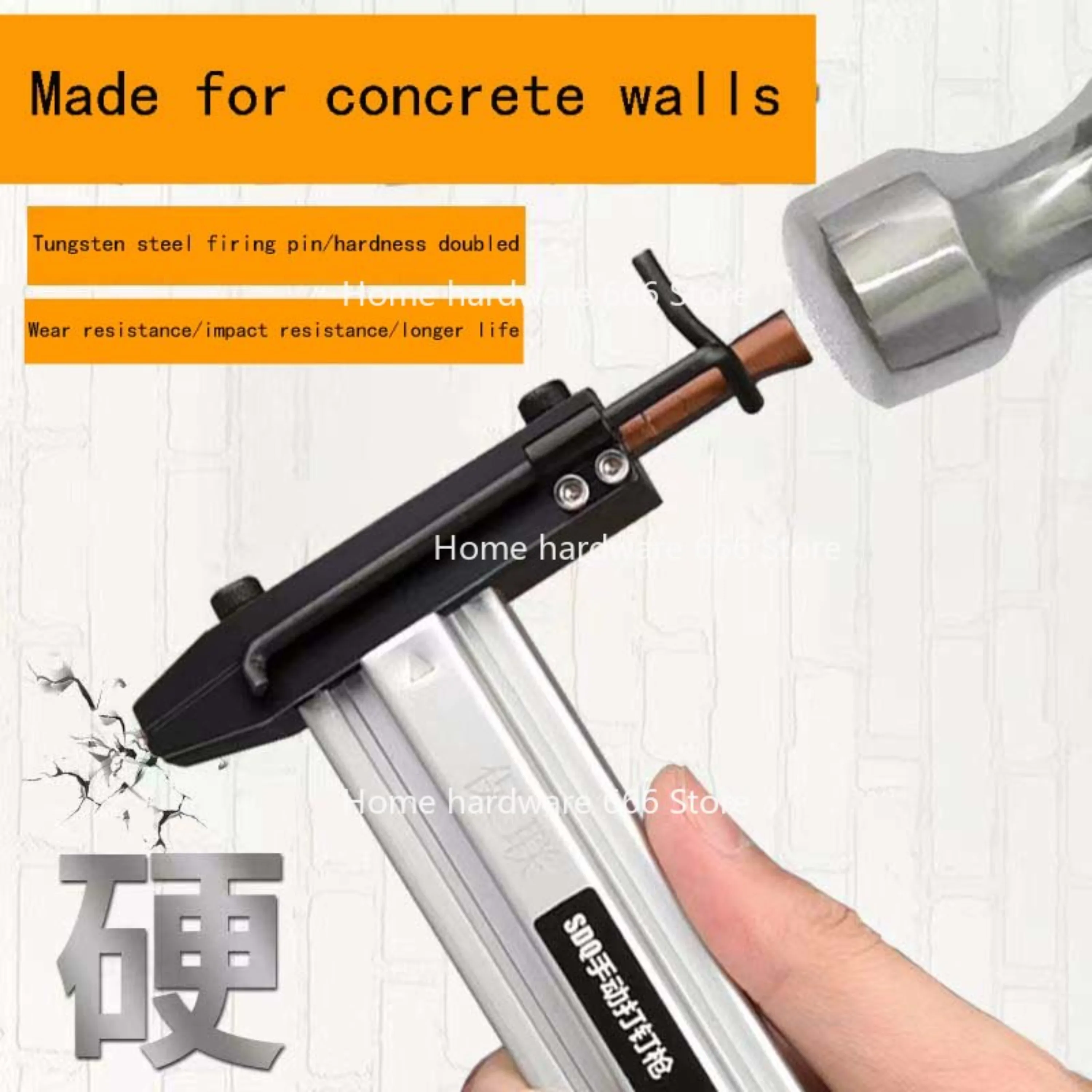 Nailer Manual Nailer Steel Nails Grab Straight Nails Cement Wall Nails St18 Row Semi-Automatic view 3