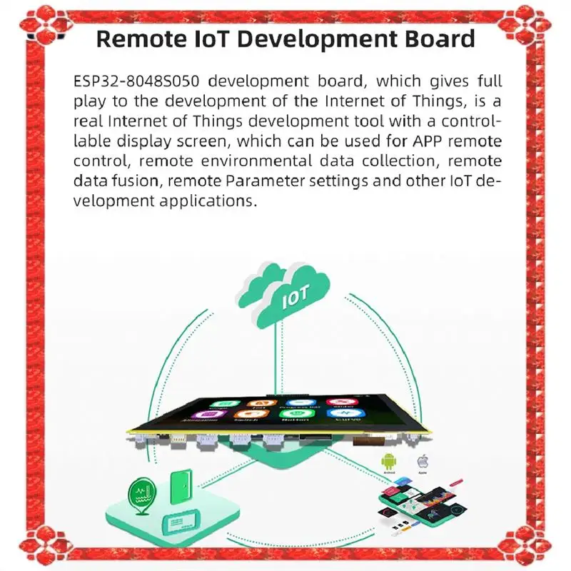 Consegna in 24 ore ESP32-S3 Modulo display TFT LCD IPS 800X480 RGB da 5 pollici HMI 8M PSRAM 16M Flash WIFI BT Smart Display MCU