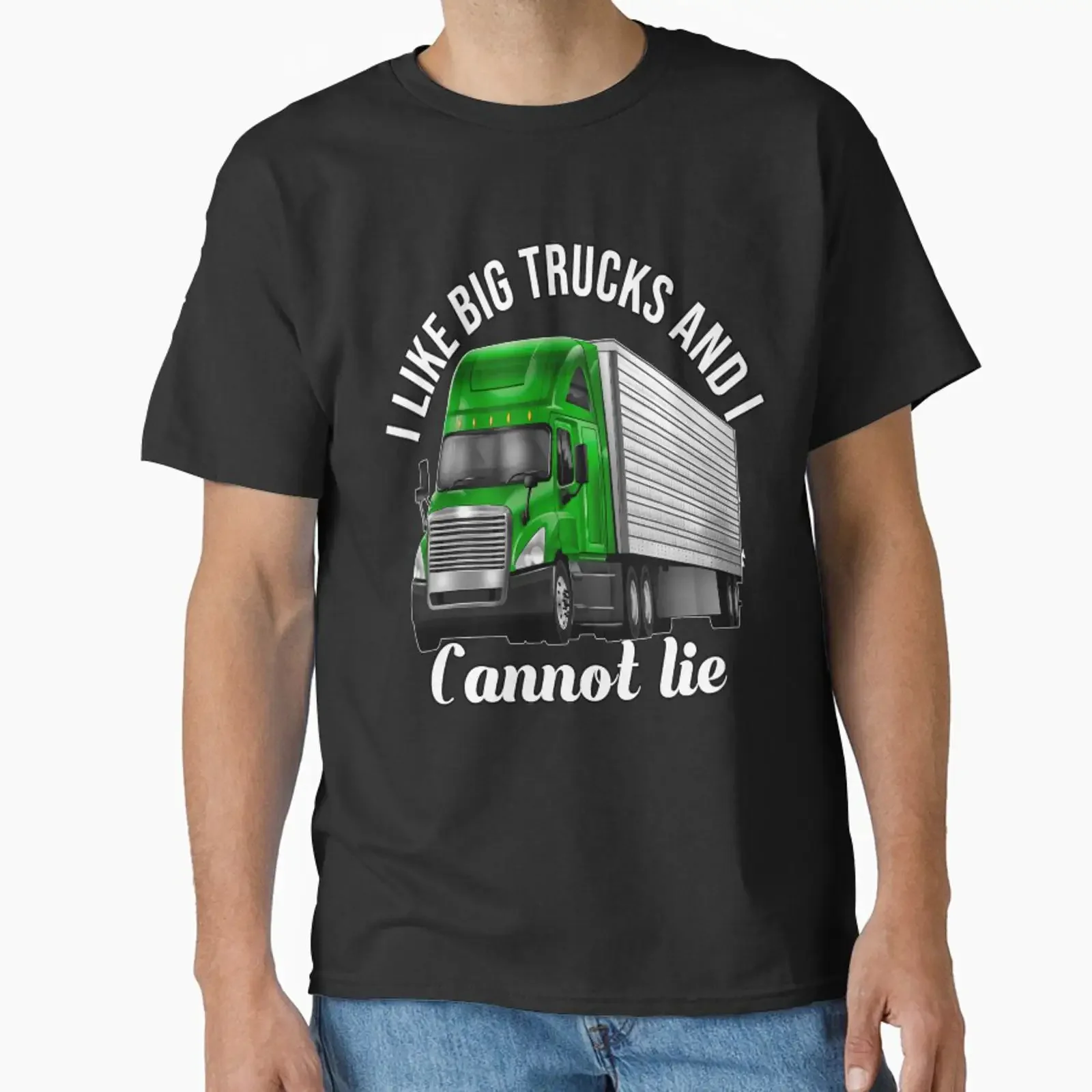 Trucker Ideas I Like Big Trucks And Cannot Lie Classic T Shirt vintage Washed graphic streetwear Stylish designer clothes