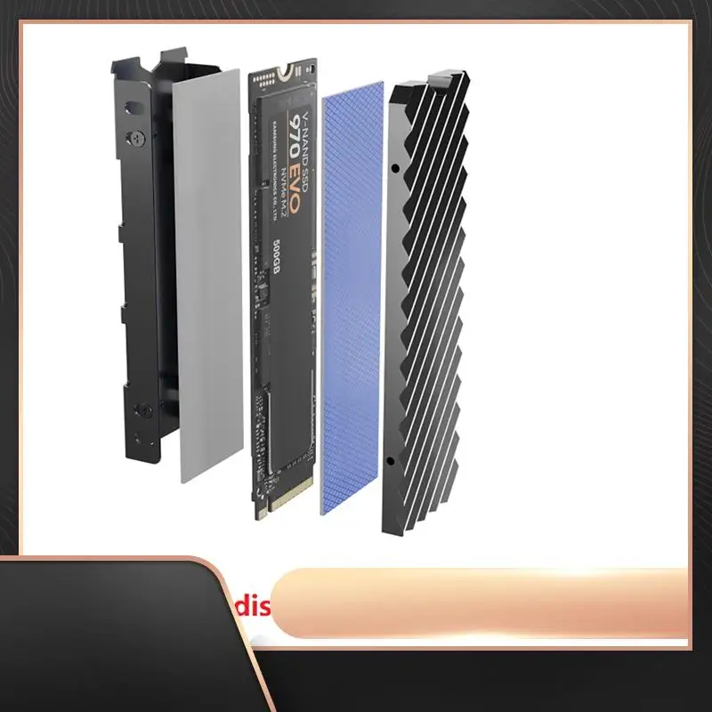 M. 2 SSD Sink M2 2280 SSD Hard Disk M. 2 2280 Nvme Aluminum Heatsink Heat Dissipation Radiator-N34R
