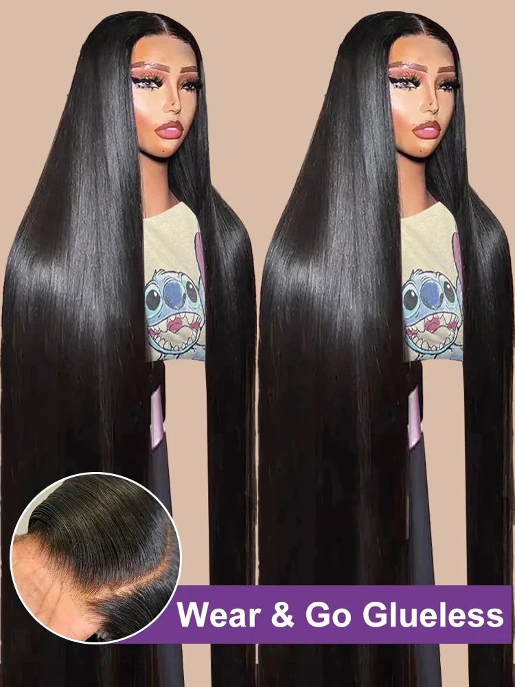 

32-34 дюйма, 13x4, 13x6, прозрачный кружевной парик из натуральных человеческих волос, 19A, бразильский репшерстный парик Remy, идеально прямой, 180% плотность, 5x5, безклеевой парик