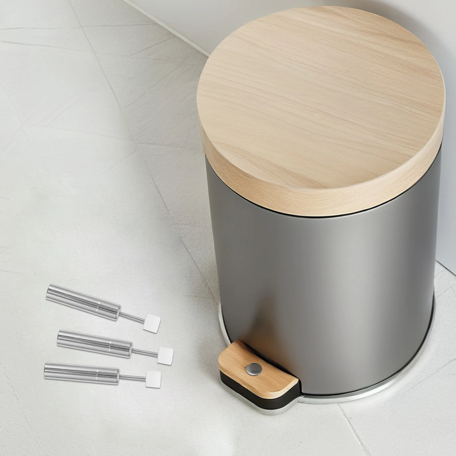 

10pcs Hydraulic Silent Trash Can Lid Damper Soft Close Replacement Household Garbage Bins Accessories Smooth Noise Reduction
