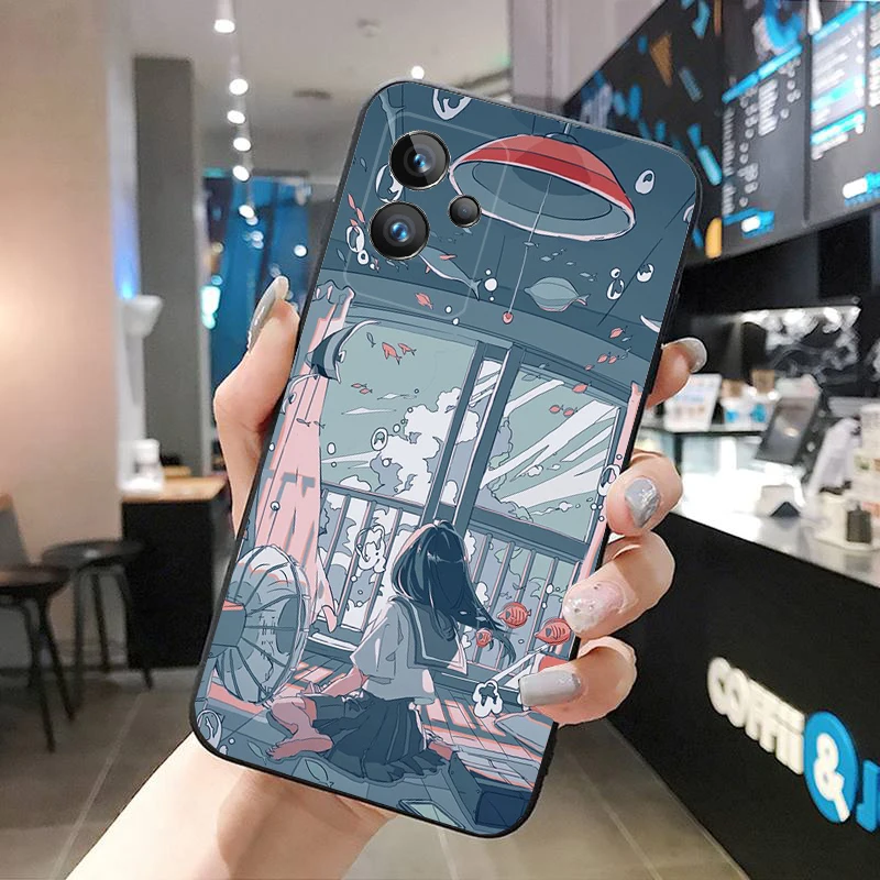 

Japan Anime Art Phone Case For OPPO Realme 10 Pro Plus GT 2 Pro X2 Pro XT C25S 8 7 6 Pro 6i GT Master C3 C21 C21Y X3 SuperZoom