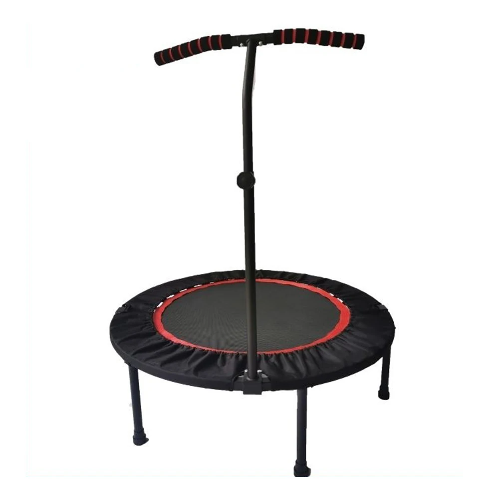

Cheap 48" Foldable Mini Trampoline Kid Child Trampoline Outdoor Professional Premium Indoor Jumping Kids Fitness With Handle