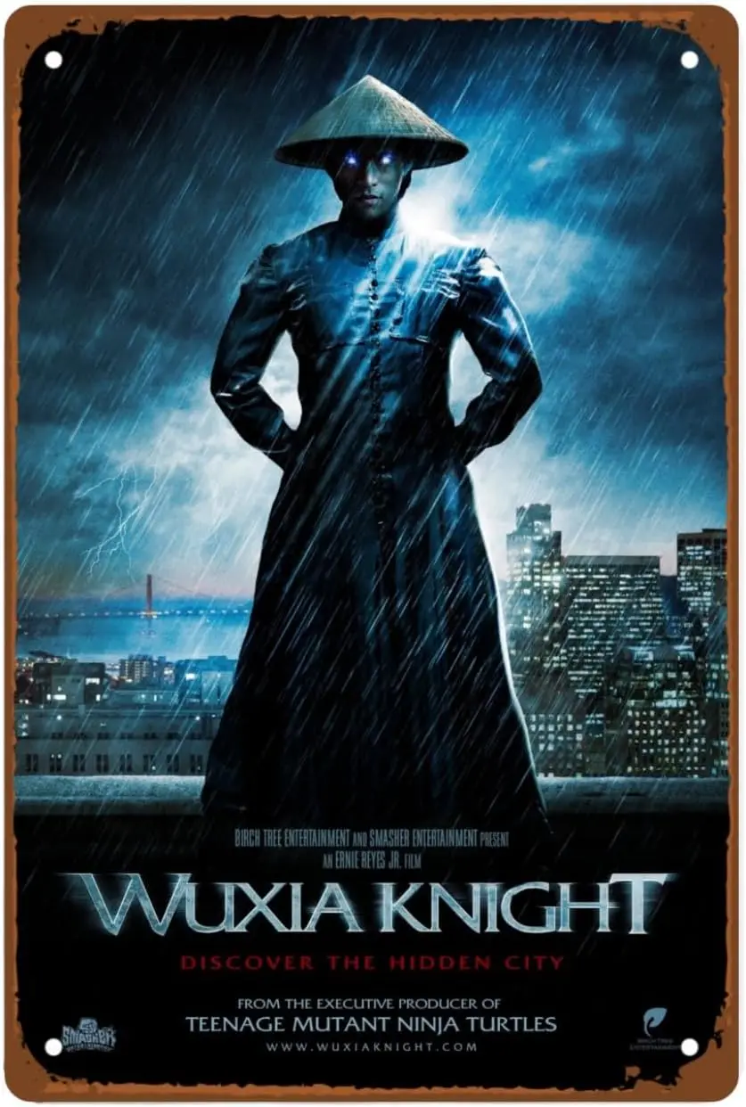 Wuxia Knight Retro Metal Wall Tin Sign Discover The Hidden City Man Cave Decor Retro Gift Vintage Decorations Posters For Room A