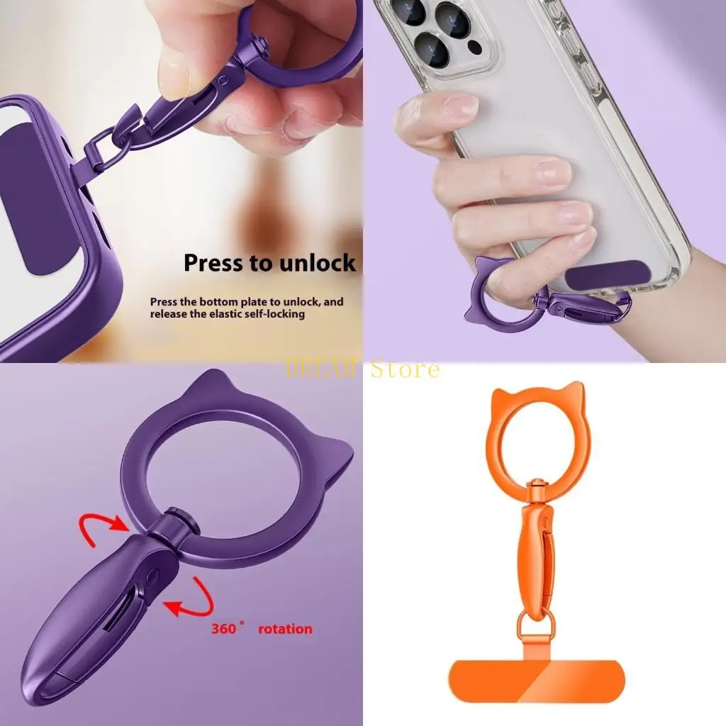 

Эргономичный противоскользящий держатель для телефона, патчи, беспроводной металлический поворот на 360 градусов, лучшая