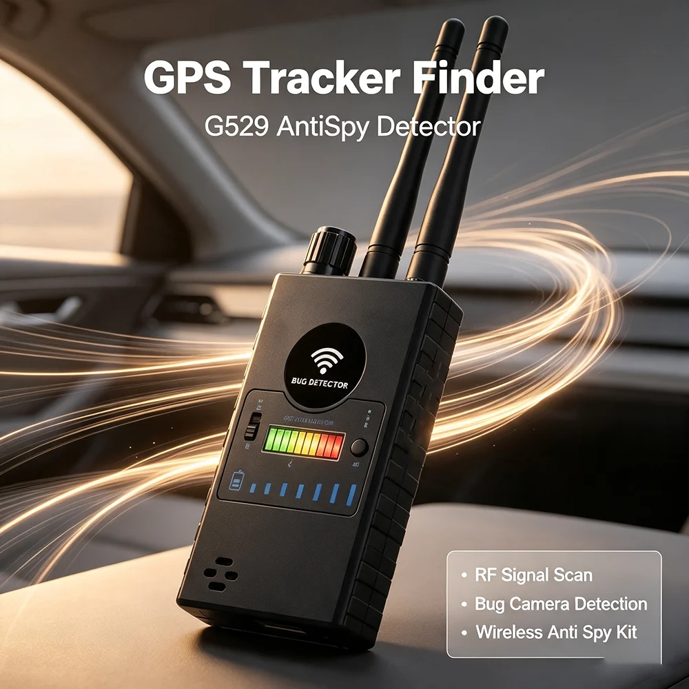 G529 Wireless RF Signal Detector Bug GPS Tracker GSM Audio Device Finder Anti Wiretapping Detector Anti Wiretapping Scanner G528