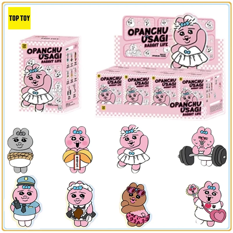 

В наличии оригинальная серия TOPTOY Rabbit Life, забавная глухая коробка, аниме-персонажи, куклы, коллекционные рождественские праздничные игрушки, подарки