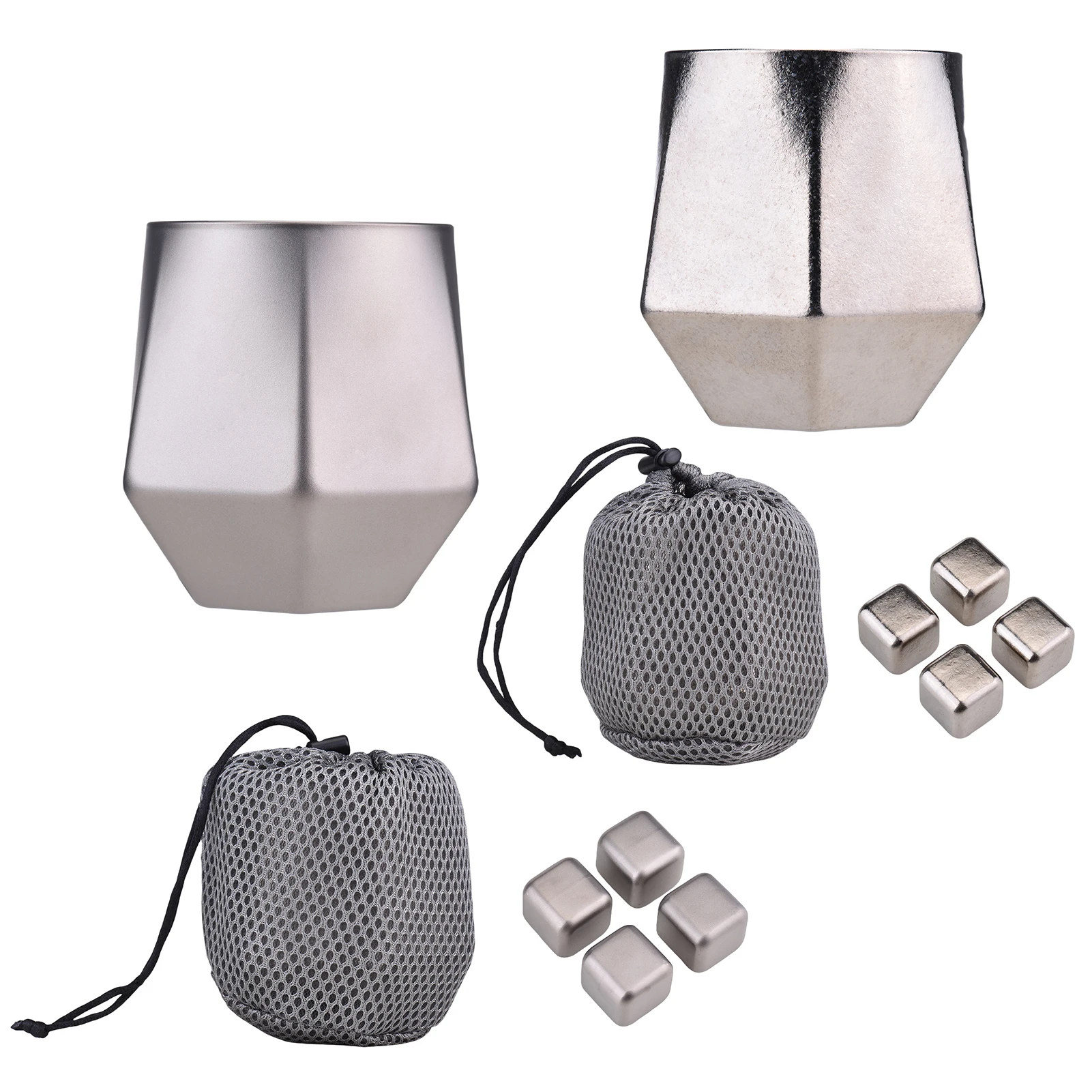 Taza térmica Ti doble pared para acampar y cubitos de hielo mejor - imagen 2