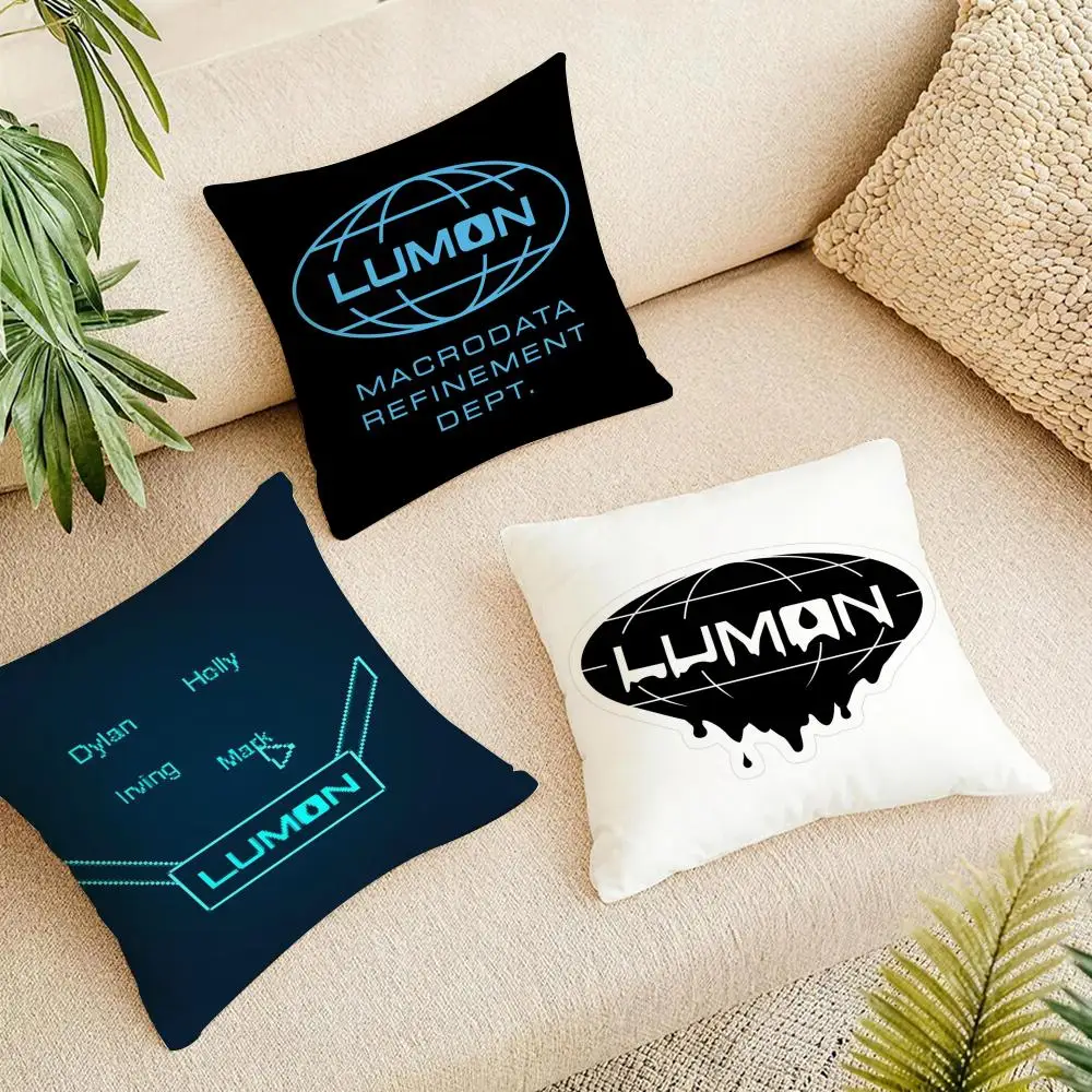 Smart Show Severance Cushion Cover Short Plush Pillowcase, Washable Wrinkle Resistant Cover for Bedroom Gift