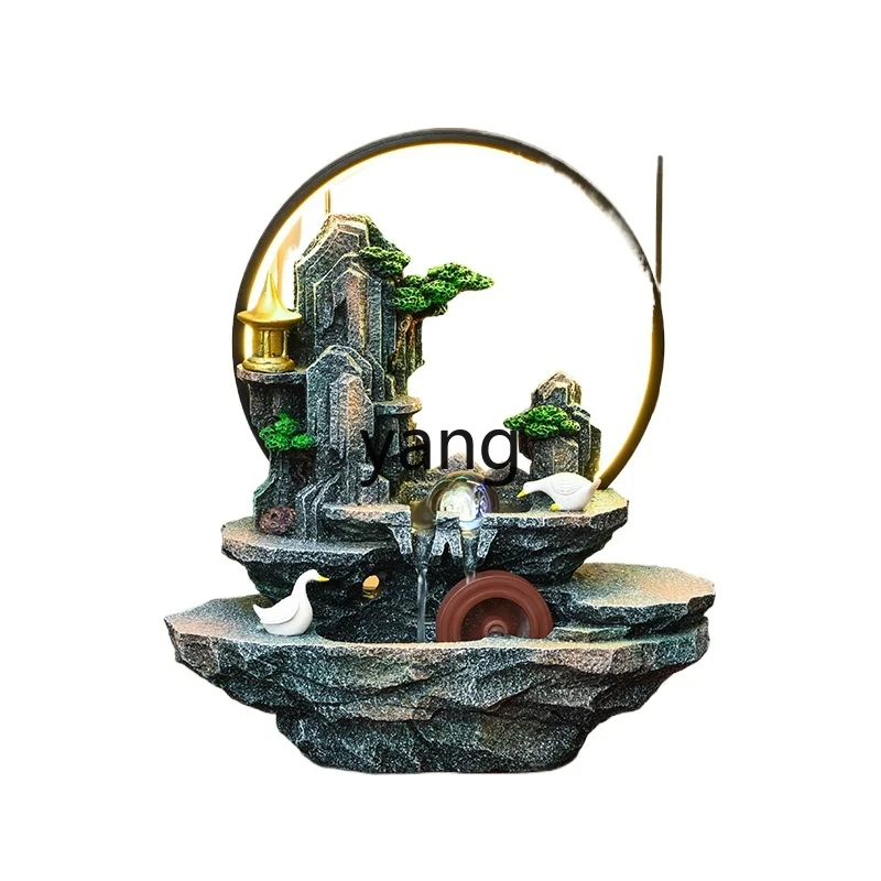 

LH Chinese rockery flowing water viewing gift-giving ornament porch living room courtyard desktop humidifier