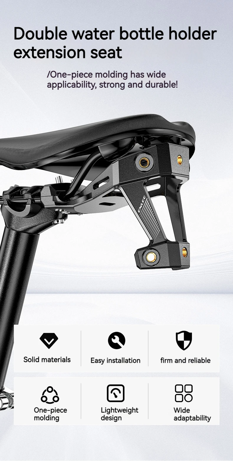 ENLEE Fahrrad Flasche Wiege Verlängerung Sitz Mountainbike Sitz Bogen Verlängerung Halterung Sattel Einstellung Expansion Rack Ausrüstung – Detail 1