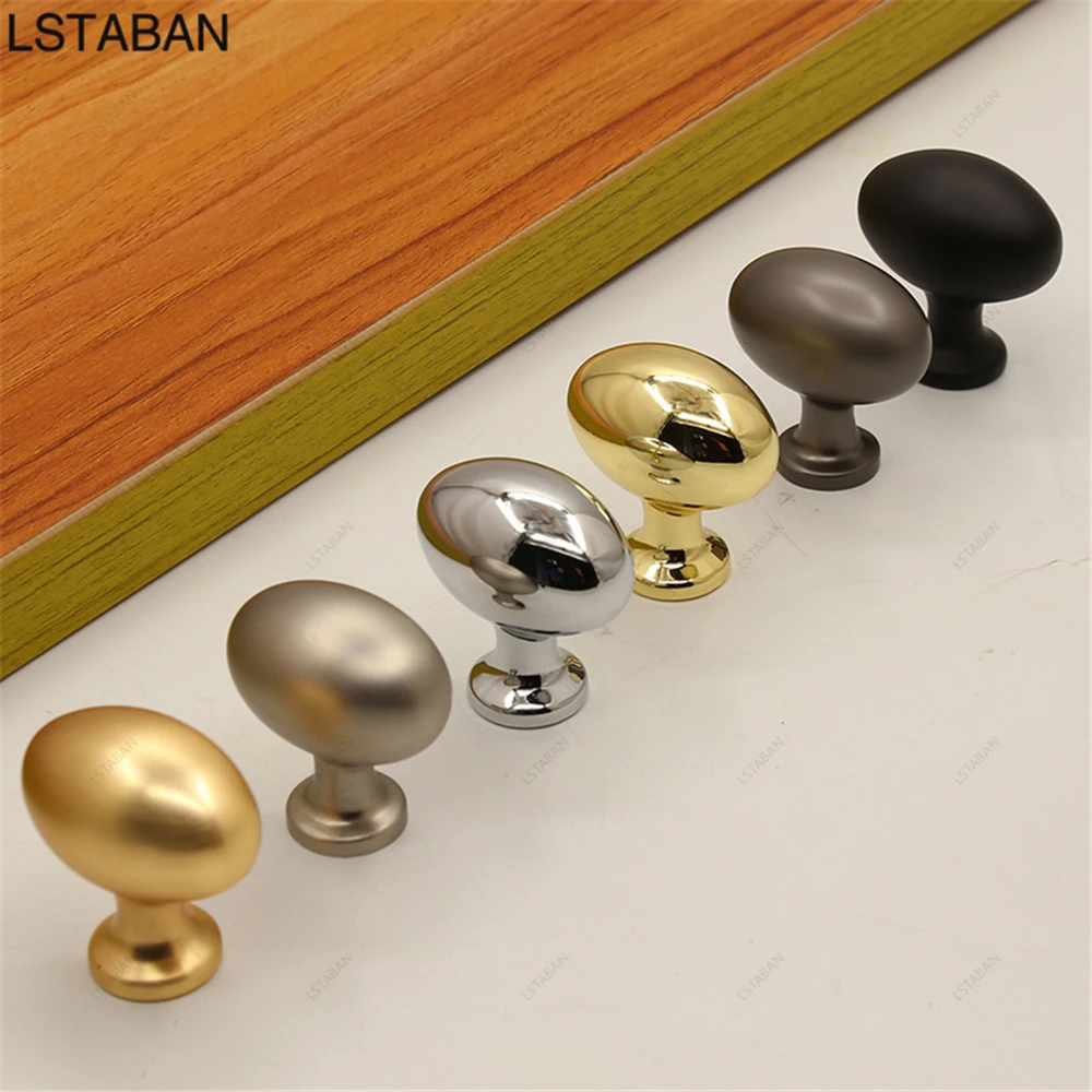 Modern Minimalist Pigeon Egg Cabinet Door Handle Single Hole Kitchen Cabinet Knob Cupboard Wardrobe Creative Drawer Pull Handles