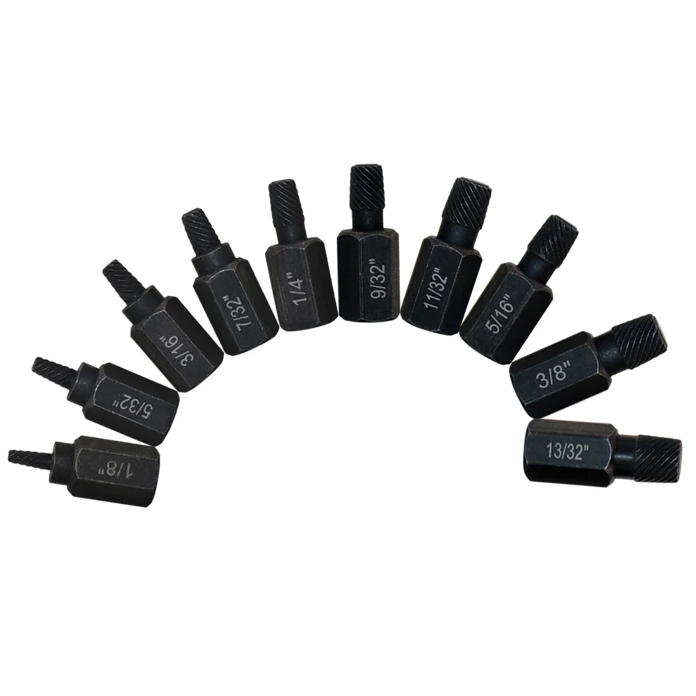 

Профессиональный набор для извлечения винтов, 10 шт., с экстракторами из легированной стали и удобными сверлами для удаления поврежденных винтов