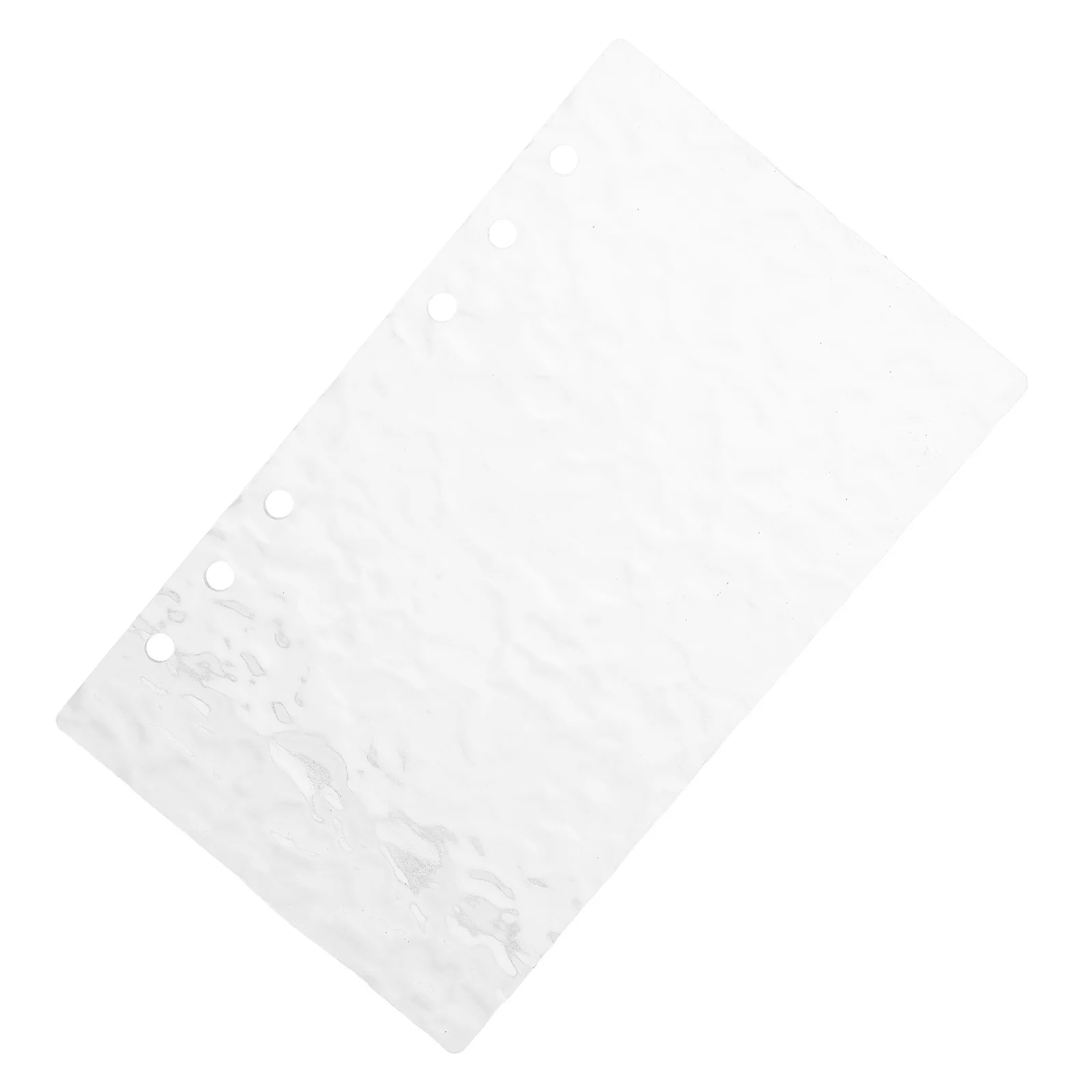 

Acrylic Loose Leaf Binder Cover Refillable Transparent Notebook Shell For School Office Budget Journal Notepad Document