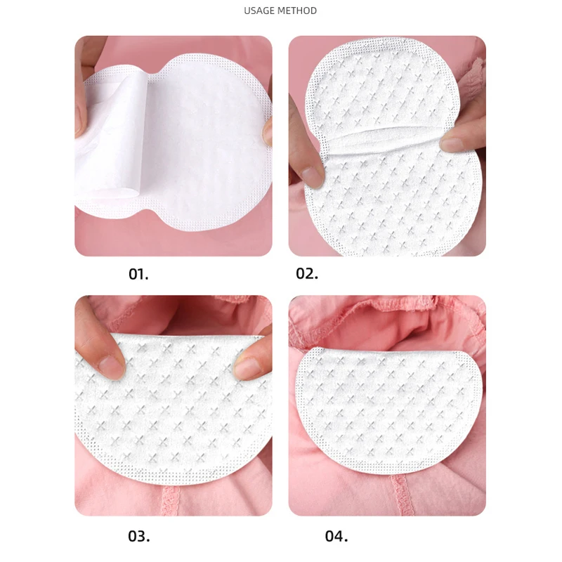 10-50pcs Armpit Sweat Pads Underarm Pad Summer Deodorant Disposable Absorbent Liners Anti Perspiration Unisex Anti Sweat Sticker